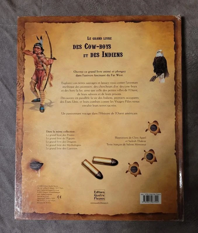 Het grote boek van de Cowboys en Indianen Chris Appel, Sailesh Thakrar, Sabine – photo 5